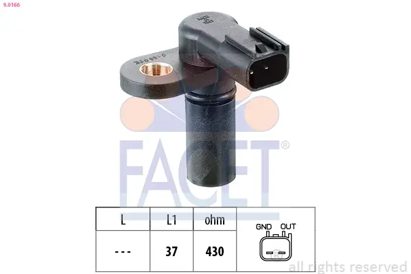 Sensor, Nockenwellenposition FACET 9.0166