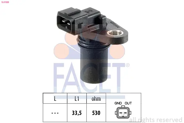 Sensor, Motordrehzahl FACET 9.0189