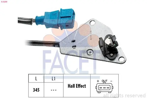 Sensor, Nockenwellenposition FACET 9.0209