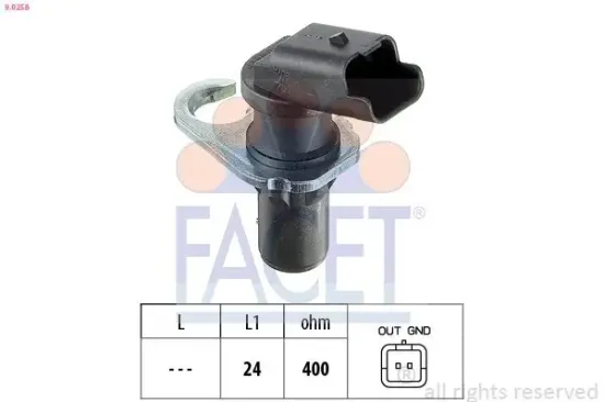 Impulsgeber, Kurbelwelle FACET 9.0258 Bild Impulsgeber, Kurbelwelle FACET 9.0258