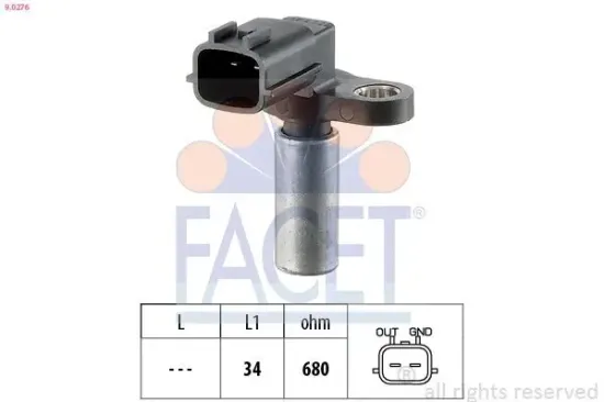 Impulsgeber, Kurbelwelle FACET 9.0276 Bild Impulsgeber, Kurbelwelle FACET 9.0276