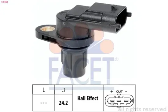 Impulsgeber, Kurbelwelle FACET 9.0361 Bild Impulsgeber, Kurbelwelle FACET 9.0361