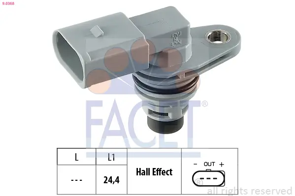 Sensor, Motordrehzahl FACET 9.0368