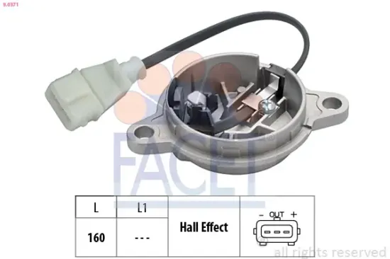 Sensor, Nockenwellenposition FACET 9.0371 Bild Sensor, Nockenwellenposition FACET 9.0371