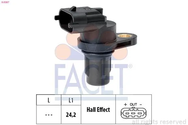 Sensor, Nockenwellenposition FACET 9.0387