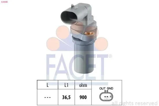 Impulsgeber, Kurbelwelle FACET 9.0440 Bild Impulsgeber, Kurbelwelle FACET 9.0440