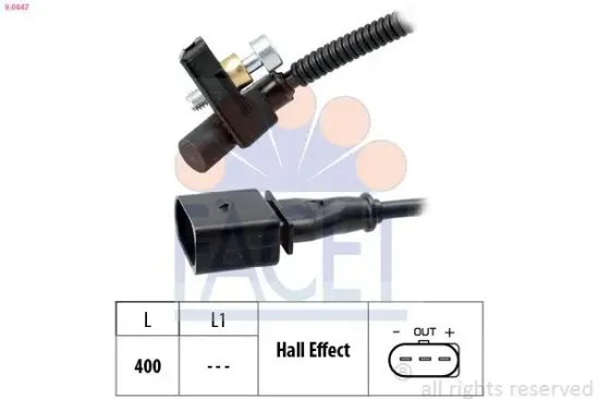 Impulsgeber, Kurbelwelle FACET 9.0447 Bild Impulsgeber, Kurbelwelle FACET 9.0447