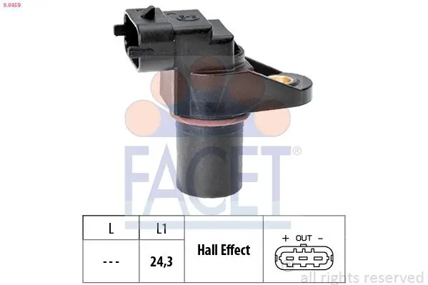 Sensor, Nockenwellenposition FACET 9.0459