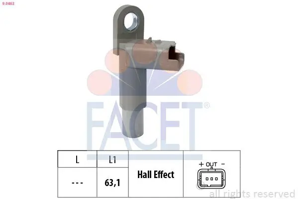 Sensor, Nockenwellenposition FACET 9.0463