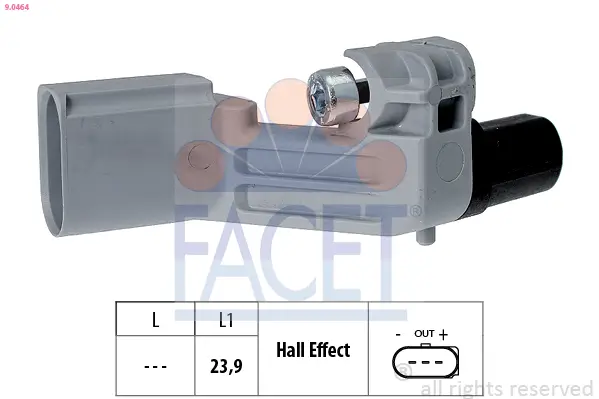 Impulsgeber, Kurbelwelle FACET 9.0464