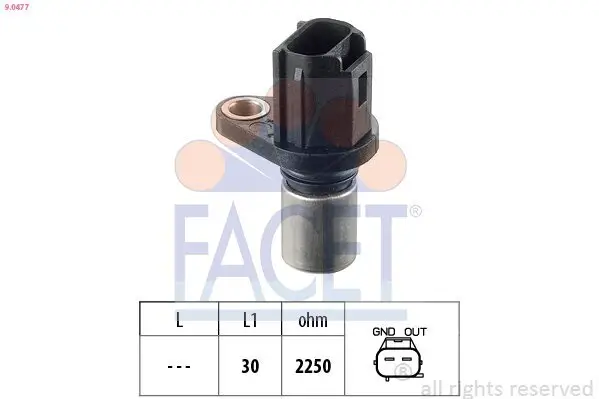 Sensor, Drehzahl FACET 9.0477