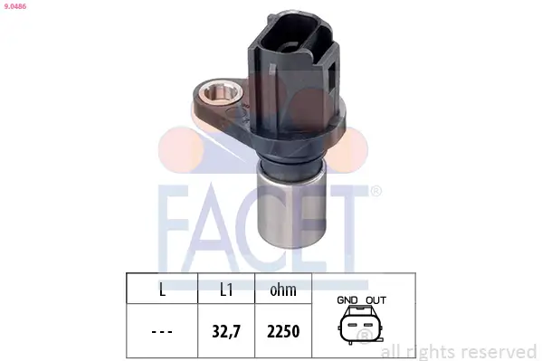 Sensor, Nockenwellenposition FACET 9.0486