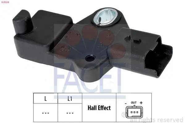 Impulsgeber, Kurbelwelle FACET 9.0524