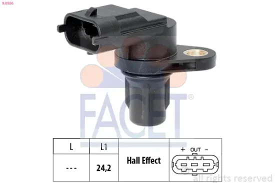 Sensor, Motordrehzahl FACET 9.0556 Bild Sensor, Motordrehzahl FACET 9.0556
