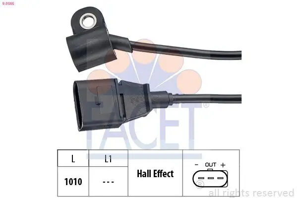 Sensor, Nockenwellenposition FACET 9.0565