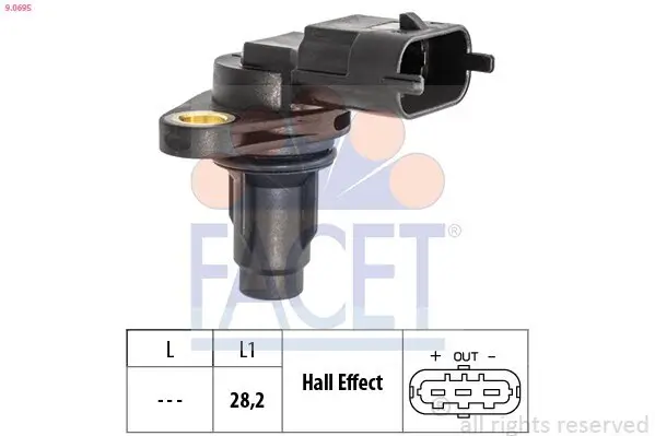 Sensor, Drehzahl FACET 9.0695