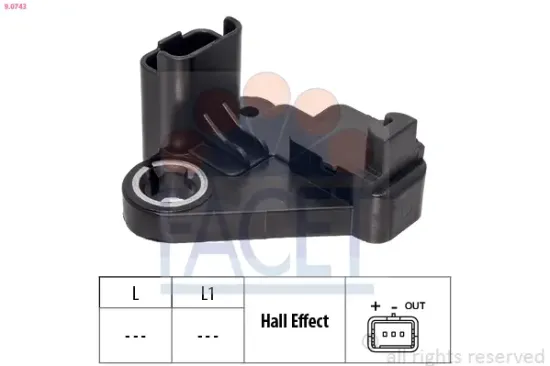 Impulsgeber, Kurbelwelle FACET 9.0743 Bild Impulsgeber, Kurbelwelle FACET 9.0743