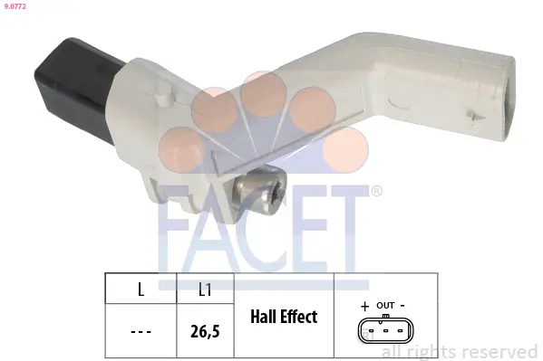 Impulsgeber, Kurbelwelle FACET 9.0772