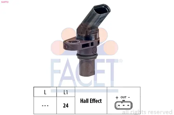 Sensor, Motordrehzahl FACET 9.0773