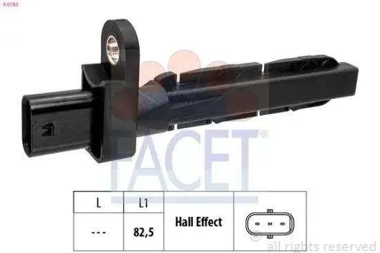 Impulsgeber, Kurbelwelle FACET 9.0783 Bild Impulsgeber, Kurbelwelle FACET 9.0783