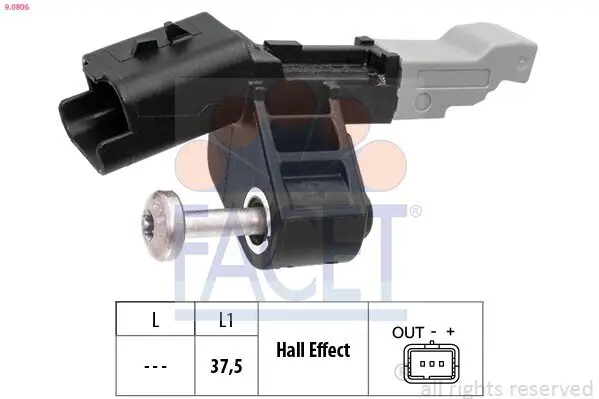 Impulsgeber, Kurbelwelle FACET 9.0806