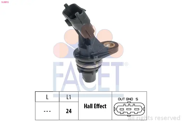 Sensor, Motordrehzahl FACET 9.0815