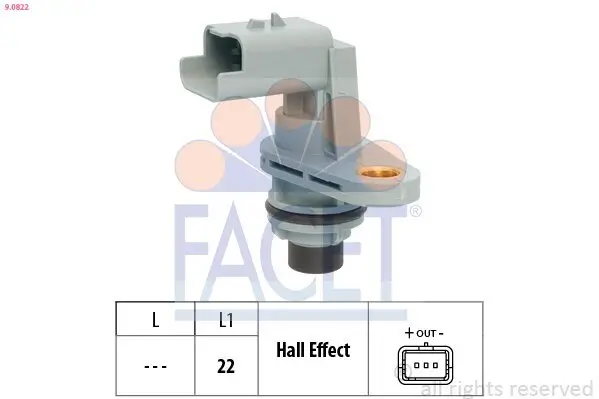 Sensor, Drehzahl FACET 9.0822