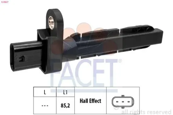 Impulsgeber, Kurbelwelle FACET 9.0827 Bild Impulsgeber, Kurbelwelle FACET 9.0827