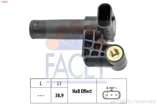 Impulsgeber, Kurbelwelle FACET 9.0864 Bild Impulsgeber, Kurbelwelle FACET 9.0864