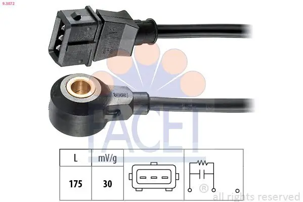 Klopfsensor FACET 9.3072