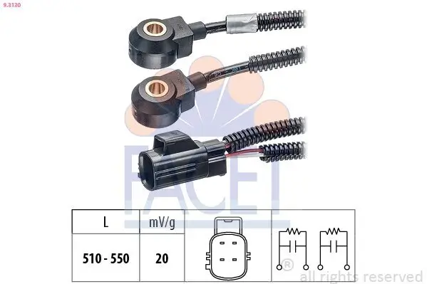 Klopfsensor FACET 9.3130
