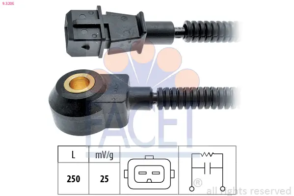 Klopfsensor FACET 9.3205