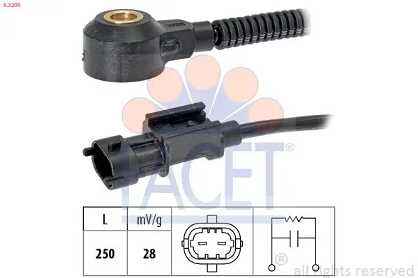 Klopfsensor FACET 9.3209