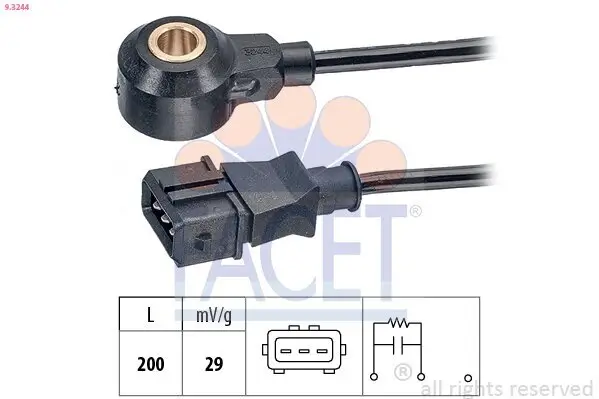 Klopfsensor FACET 9.3244