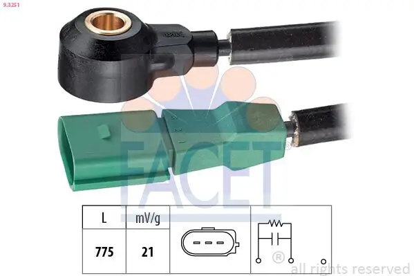 Klopfsensor FACET 9.3251