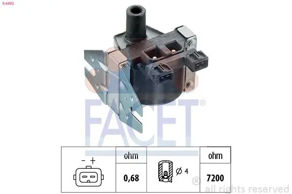 Zündspule FACET 9.6092