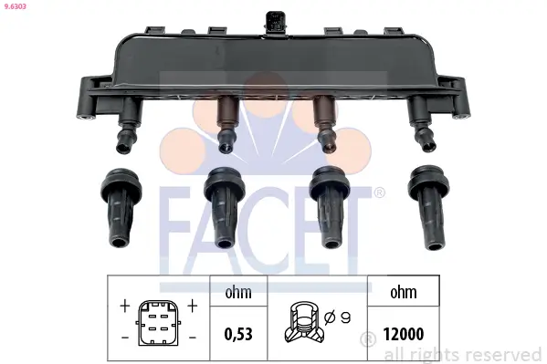 Zündspule FACET 9.6303