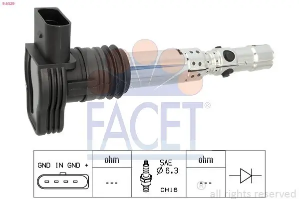 Zündspule FACET 9.6329