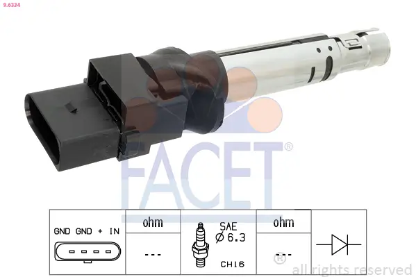 Zündspule FACET 9.6334