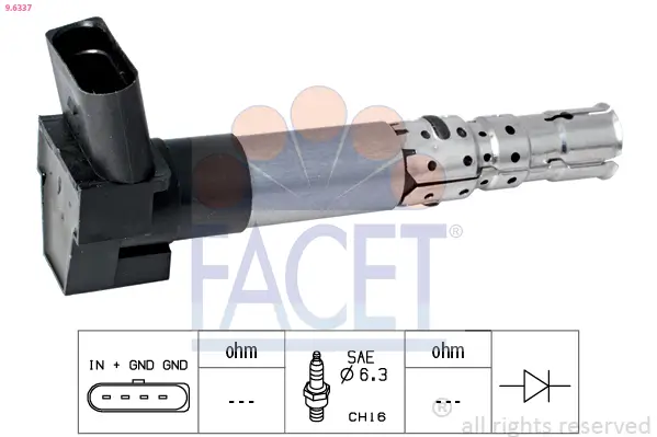 Zündspule FACET 9.6337