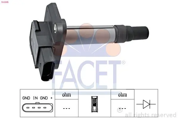 Zündspule FACET 9.6345