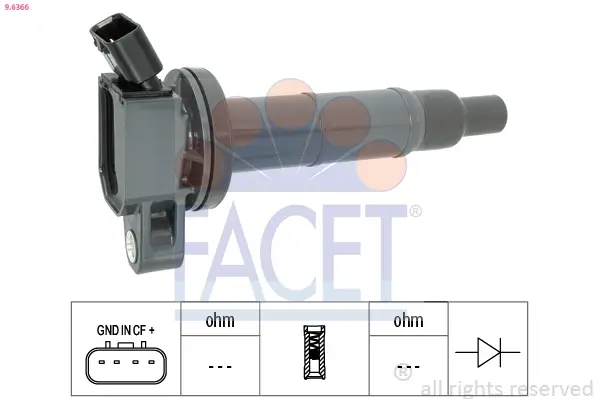 Zündspule FACET 9.6366