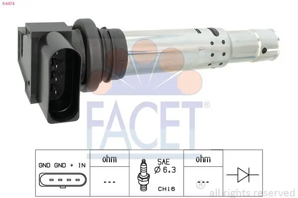 Zündspule FACET 9.6374