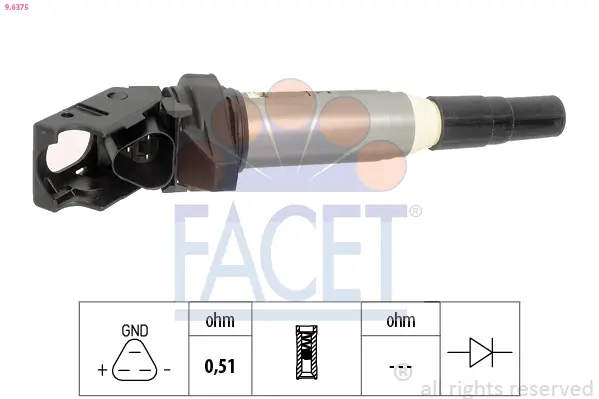 Zündspule FACET 9.6375