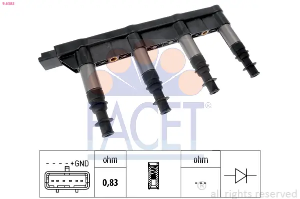 Zündspule FACET 9.6383