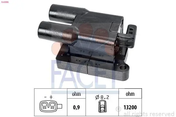 Zündspule FACET 9.6396
