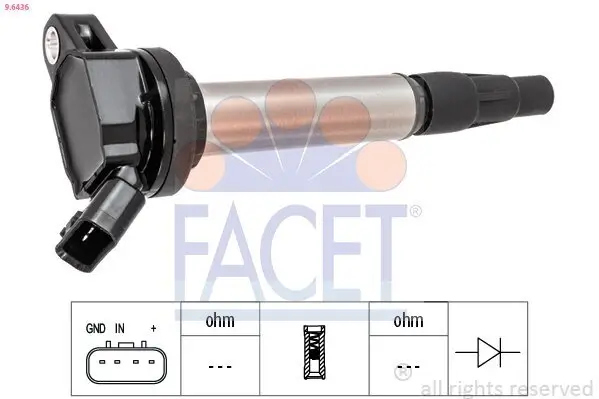 Zündspule FACET 9.6436