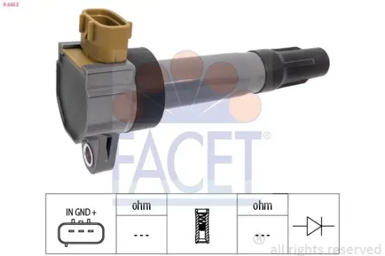 Zündspule FACET 9.6453 Bild Zündspule FACET 9.6453