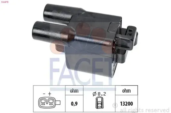 Zündspule FACET 9.6479 Bild Zündspule FACET 9.6479
