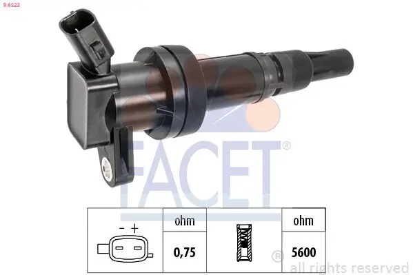 Zündspule FACET 9.6522